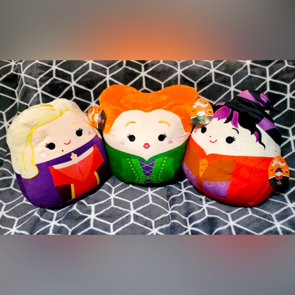 Squishmallow Sanderson Sisters Hocus Pocus 12” large